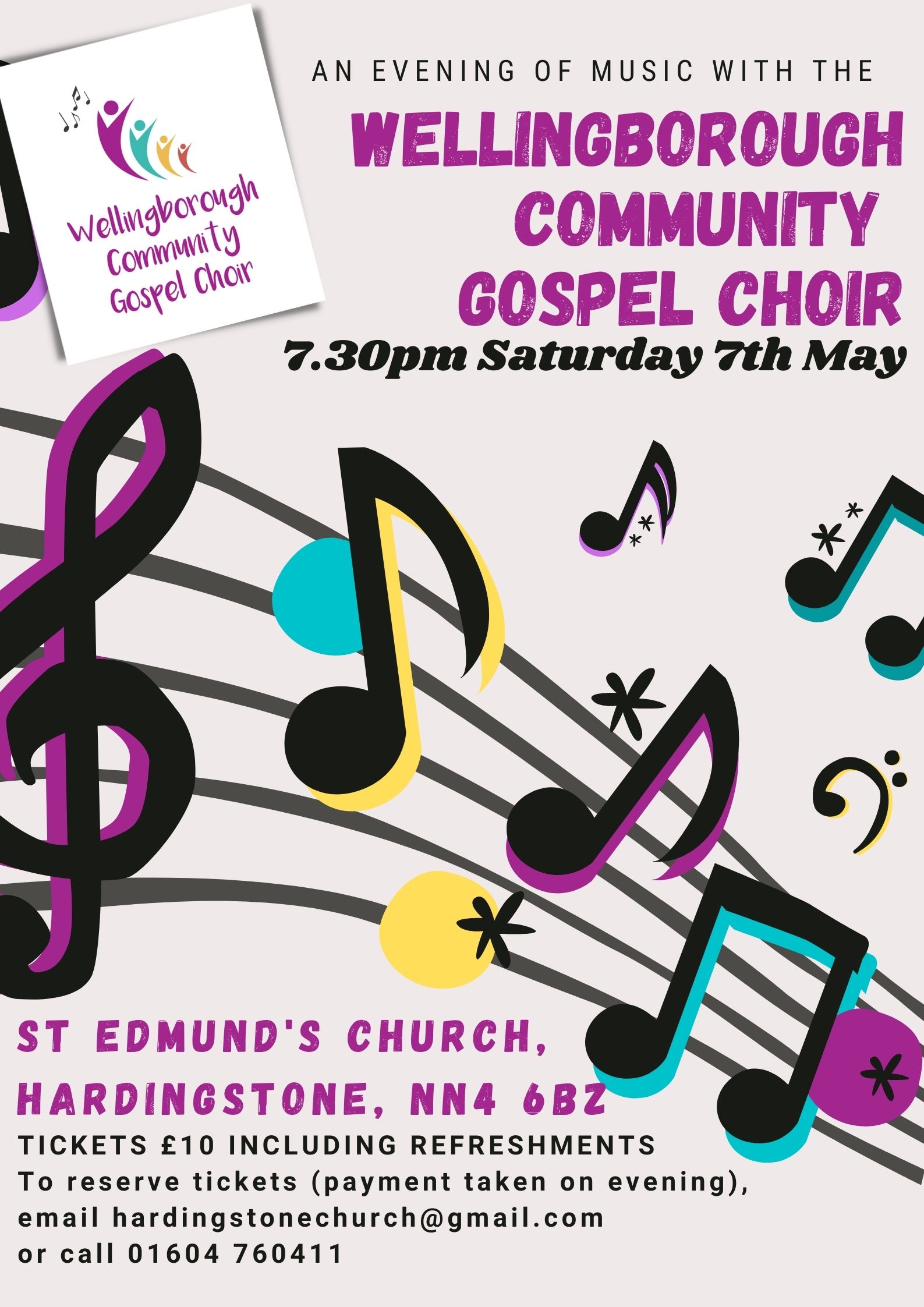 Read more about the article An Evening of Music, Hardingstone Church, Saturday 7th May 2022