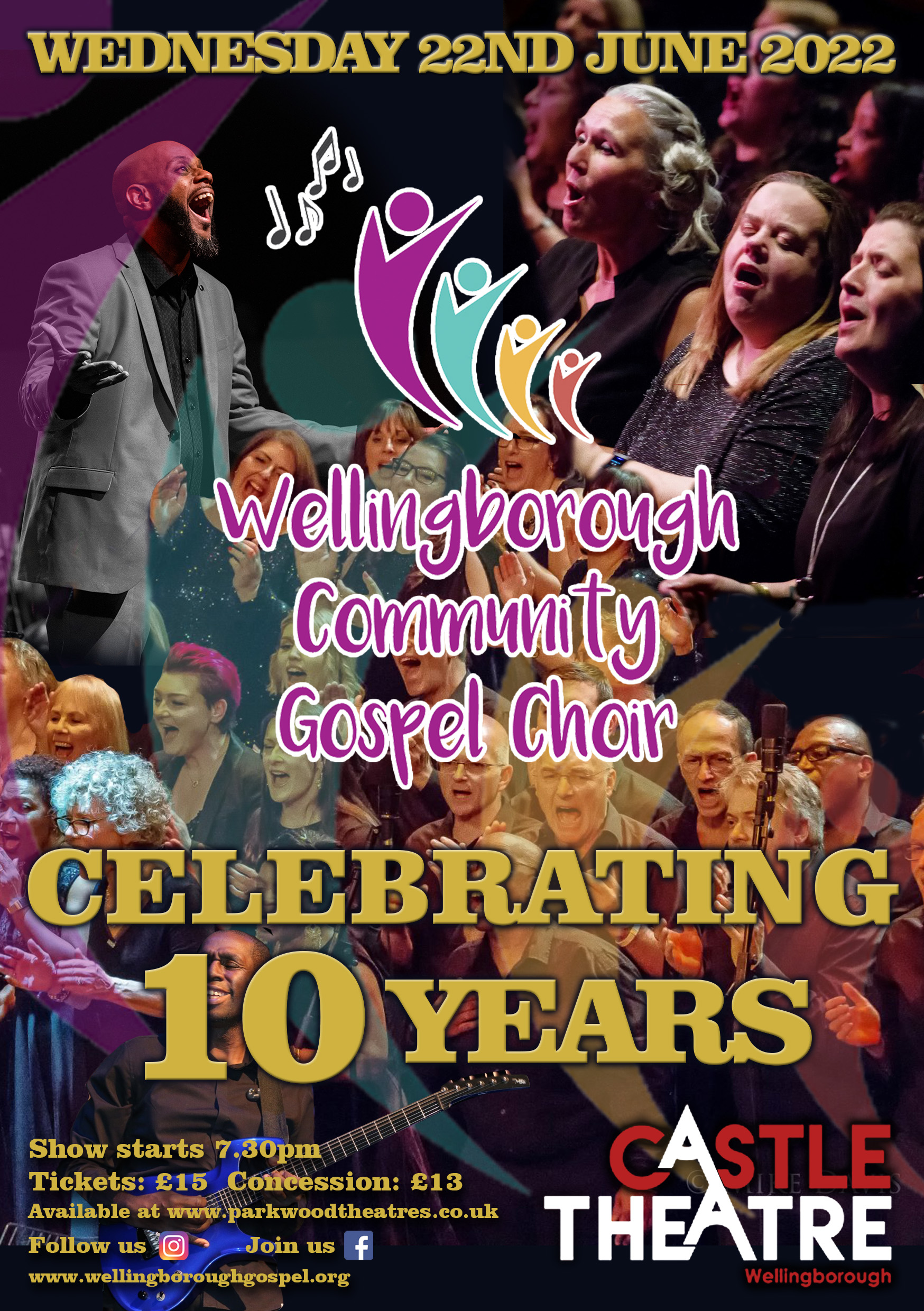 Read more about the article 10 year Anniversary Concert, The Castle Theatre, Wednesday 22nd June 2022